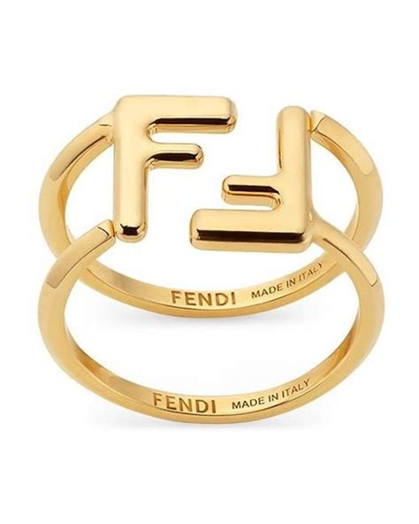 fendi gold rings|fendi gold rings uk.